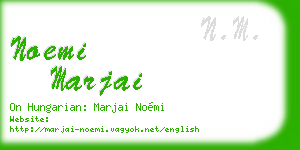 noemi marjai business card